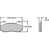 Wilwood Brakes Brake Pad - 150-14780K