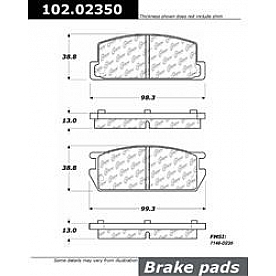 Stop Tech/ Power Slot Brake Pad - 102.02350