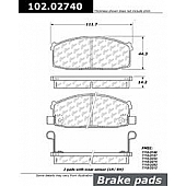 Stop Tech/ Power Slot Brake Pad - 102.02740