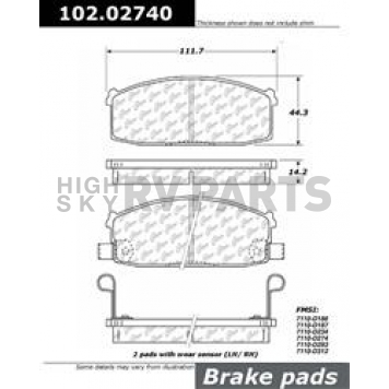 Stop Tech/ Power Slot Brake Pad - 102.02740