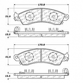 Stop Tech/ Power Slot Brake Pad - 300.04120