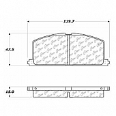 Stop Tech/ Power Slot Brake Pad - 104.02420