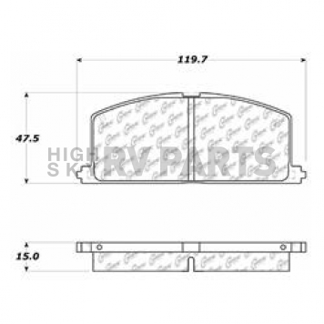 Stop Tech/ Power Slot Brake Pad - 104.02420