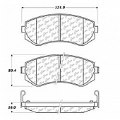 Stop Tech/ Power Slot Brake Pad - 300.04220