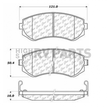 Stop Tech/ Power Slot Brake Pad - 300.04220