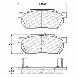 Stop Tech/ Power Slot Brake Pad - 104.02560