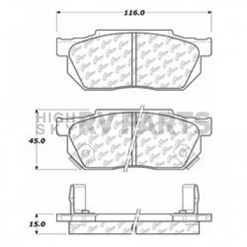Stop Tech/ Power Slot Brake Pad - 104.02560