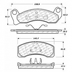 Stop Tech/ Power Slot Brake Pad - 300.04310