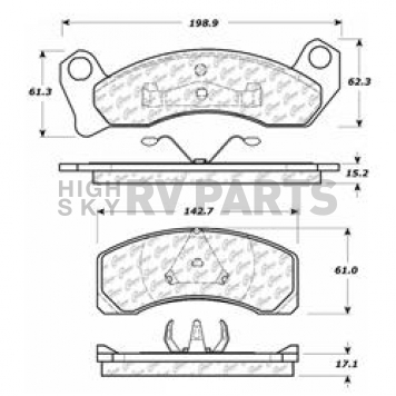 Stop Tech/ Power Slot Brake Pad - 300.04310