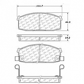 Stop Tech/ Power Slot Brake Pad - 104.02740