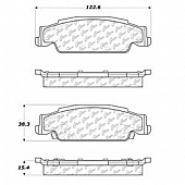 Stop Tech/ Power Slot Brake Pad - 104.09220