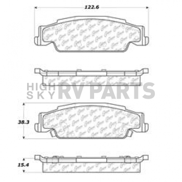 Stop Tech/ Power Slot Brake Pad - 104.09220