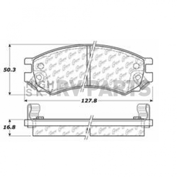 Stop Tech/ Power Slot Brake Pad - 300.05070