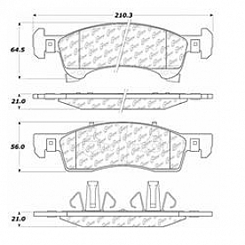Stop Tech/ Power Slot Brake Pad - 104.09340