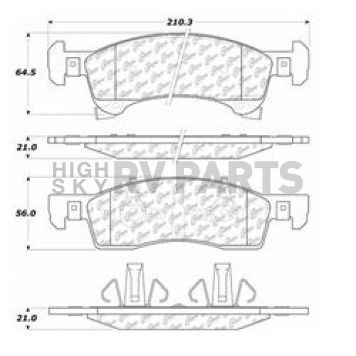 Stop Tech/ Power Slot Brake Pad - 104.09340