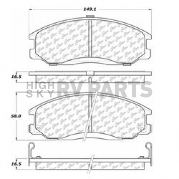 Stop Tech/ Power Slot Brake Pad - 300.08640