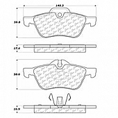 Stop Tech/ Power Slot Brake Pad - 104.09390