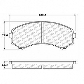 Stop Tech/ Power Slot Brake Pad - 300.08670