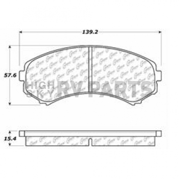 Stop Tech/ Power Slot Brake Pad - 300.08670
