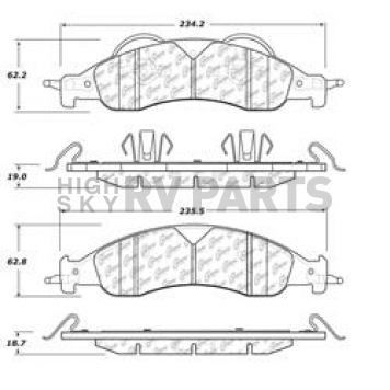 Stop Tech/ Power Slot Brake Pad - 106.12780