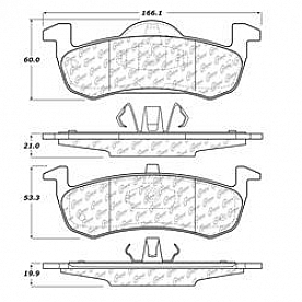 Stop Tech/ Power Slot Brake Pad - 106.12790