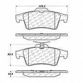 Stop Tech/ Power Slot Brake Pad - 104.10950