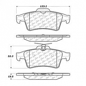 Stop Tech/ Power Slot Brake Pad - 104.10950