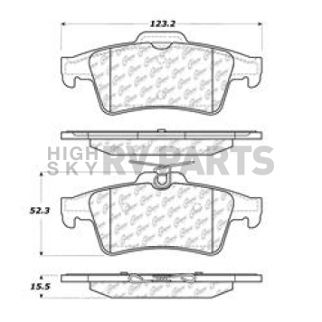 Stop Tech/ Power Slot Brake Pad - 104.10950