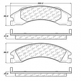 Stop Tech/ Power Slot Brake Pad - 106.13290