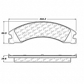 Stop Tech/ Power Slot Brake Pad - 106.13300