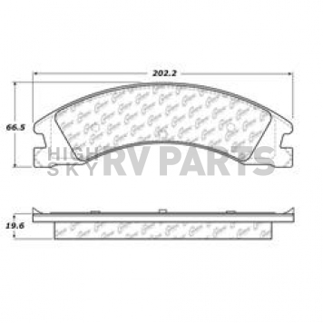 Stop Tech/ Power Slot Brake Pad - 106.13300
