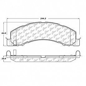 Stop Tech/ Power Slot Brake Pad - 106.13350