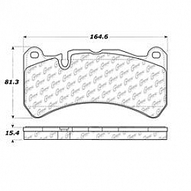 Stop Tech/ Power Slot Brake Pad - 104.11160