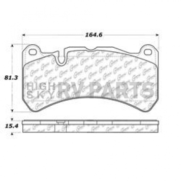 Stop Tech/ Power Slot Brake Pad - 104.11160