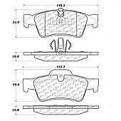 Stop Tech/ Power Slot Brake Pad - 104.11220