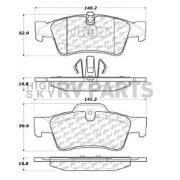 Stop Tech/ Power Slot Brake Pad - 104.11220