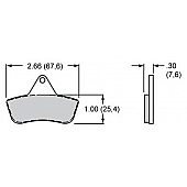 Wilwood Brakes Brake Pad - 150-4091K