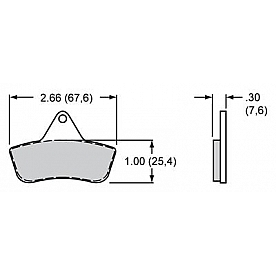 Wilwood Brakes Brake Pad - 150-4091K