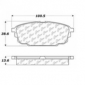 Stop Tech/ Power Slot Brake Pad - 300.08920