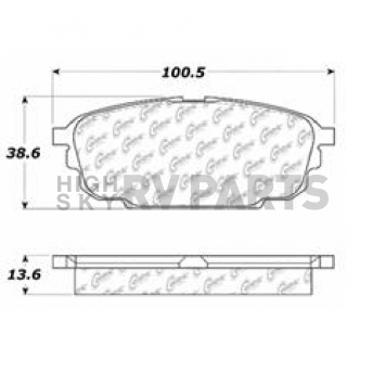 Stop Tech/ Power Slot Brake Pad - 300.08920