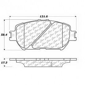 Stop Tech/ Power Slot Brake Pad - 300.09080