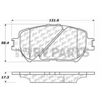 Stop Tech/ Power Slot Brake Pad - 300.09080