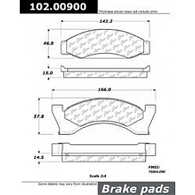 Stop Tech/ Power Slot Brake Pad - 102.00900