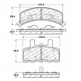 Stop Tech/ Power Slot Brake Pad - 103.03690