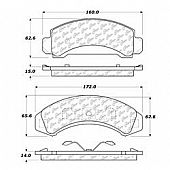 Stop Tech/ Power Slot Brake Pad - 103.03870