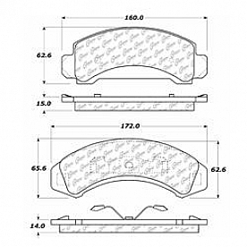 Stop Tech/ Power Slot Brake Pad - 103.03870