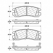 Stop Tech/ Power Slot Brake Pad - 103.06980