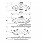 Stop Tech/ Power Slot Brake Pad - 103.07460