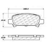 Stop Tech/ Power Slot Brake Pad - 103.07700