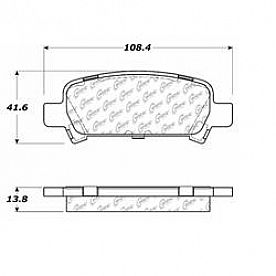Stop Tech/ Power Slot Brake Pad - 103.07700